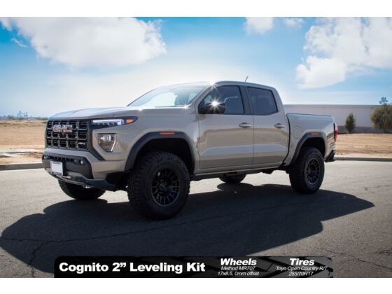 Cognito 2-Inch Standard Leveling Kit For 23-24 Canyon/ Colorado AT4 And Trail Boss, 1-Inch For AT4X And ZR2