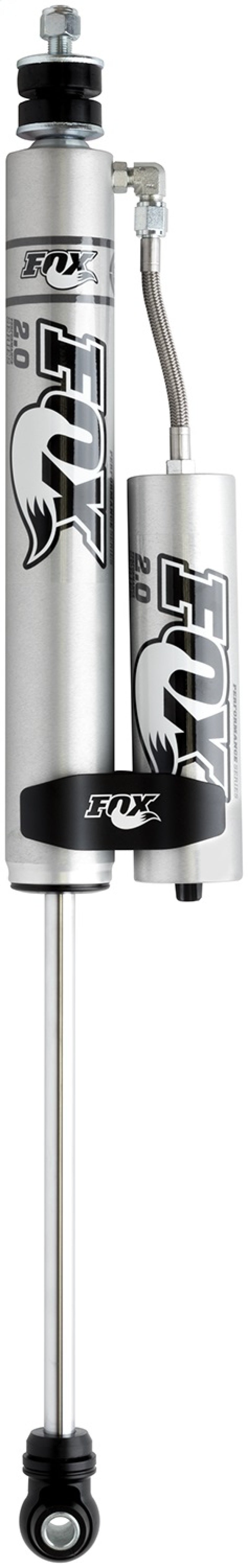 Fox 01-10 Chevy HD 2.0 Perf Series 9.6in. Smooth Body Remote Res. Front Shock / 7-9in. Lift - Alum.