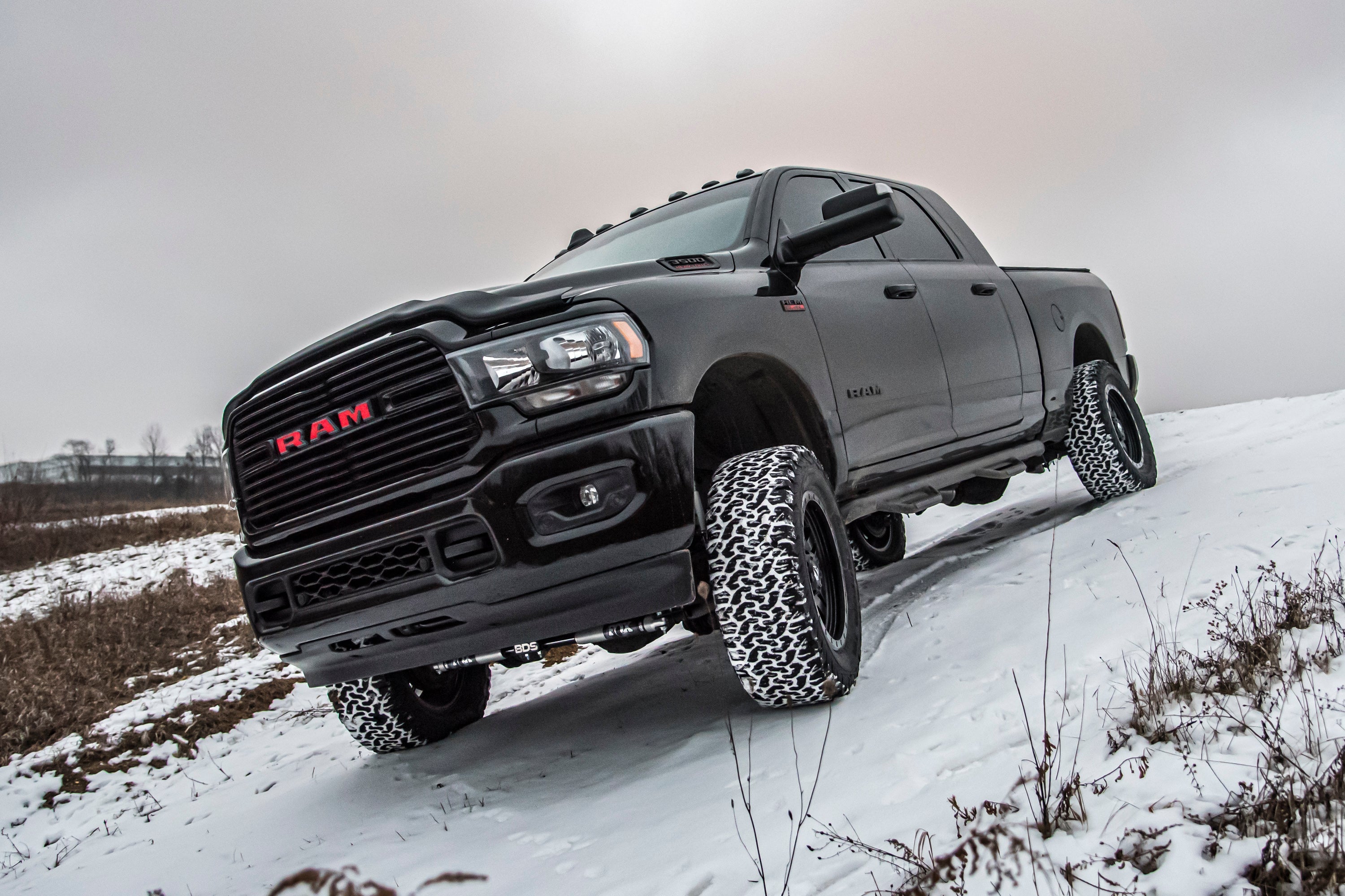 4 Inch Lift Kit W/ 4-Link | Ram 3500 W/ Rear Air Ride (19-23) 4WD | Ga ...