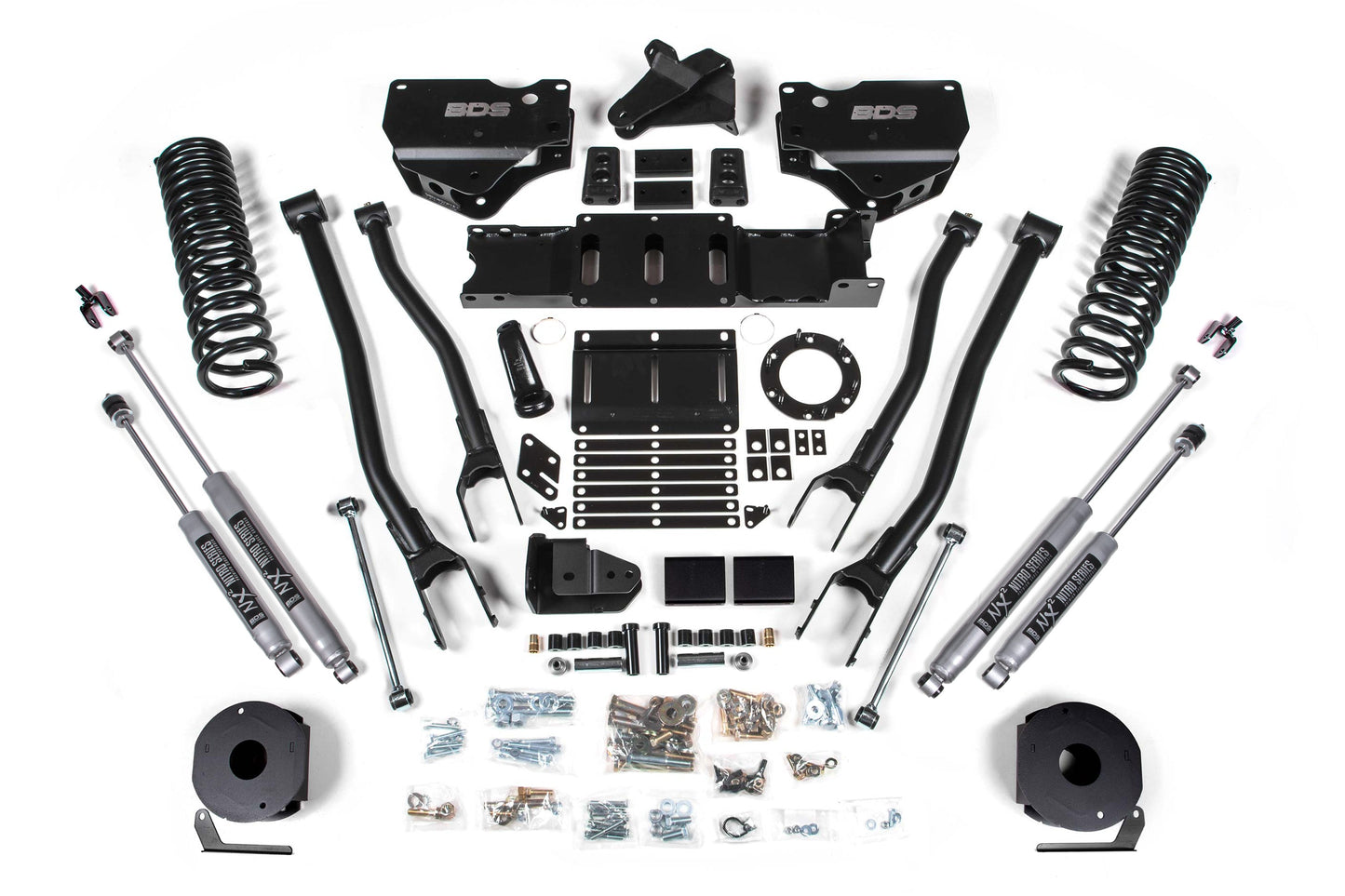 5.5 Inch Lift Kit W/ 4-Link | Ram 2500 W/ Rear Air Ride (19-24) 4WD | Gas