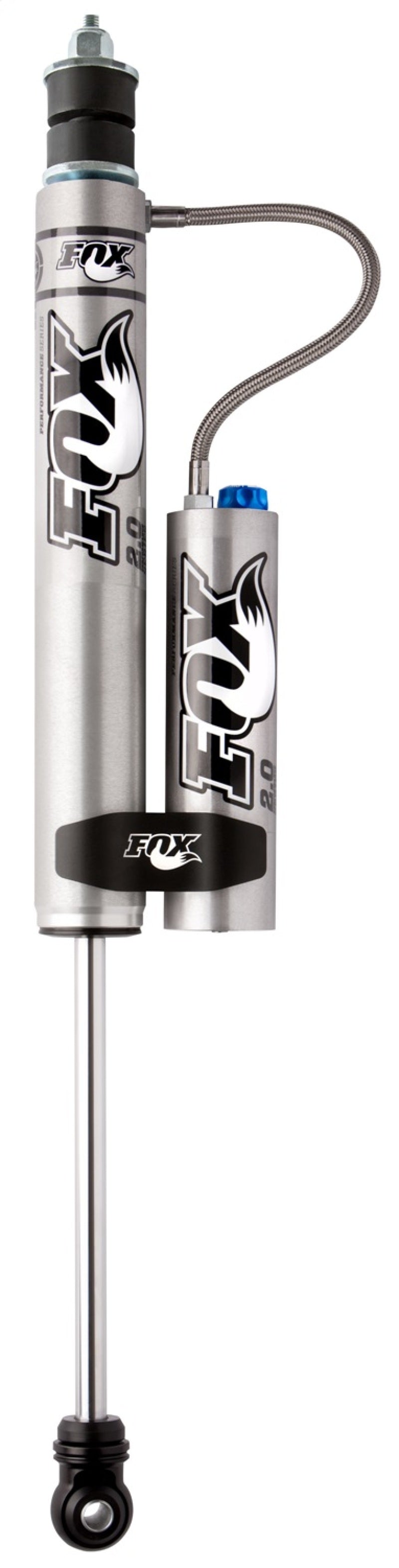 Fox 99+ Chevy HD 2.0 Performance Series 10.6in. Smooth Body Remote Res. Rear Shock / 0-1in. Lift