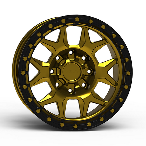 G700 17x8.5 Simulated Beadlock-Gold